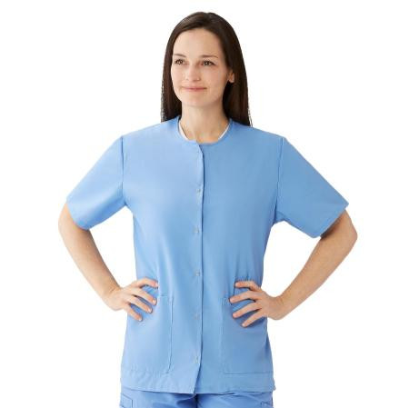 Medline - 851nthm - Top,Scrub,Jewel-Neck,2pkt,Ceil,Md - Each