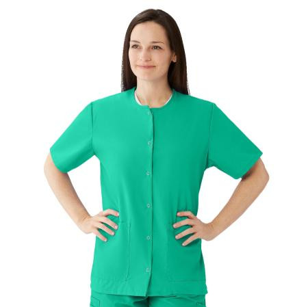 Medline - 851ntjs - Top,Scrub,Jewel-Neck,2pkt,Jade,Sm - Each