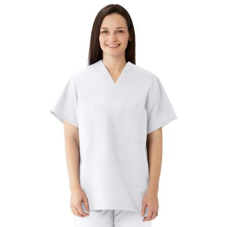 Medline - 910xtql-Cm - Top,Scrub,Rev,2pkt,White,Mdl-Cc,Lg - Each