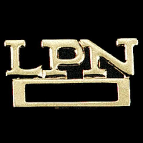 Prestige Medical - 9330 - Cloisonn&Eacute; Tacs - Badge Licensed Practical Nurse (Letters) - Each