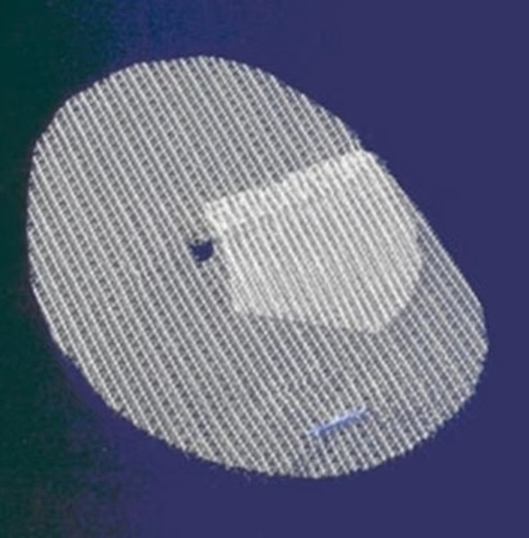 Medtronic - Parietex Progrip - Tem1208Gl - Mitg - Precut Self - Fixating Hernia Repair Mesh Partially Absorbable Knitted Polyester Monofilament / Polylactic Acid (Pla) 3 X 4 - 7/10 Inch Left, With Flap Style - Each