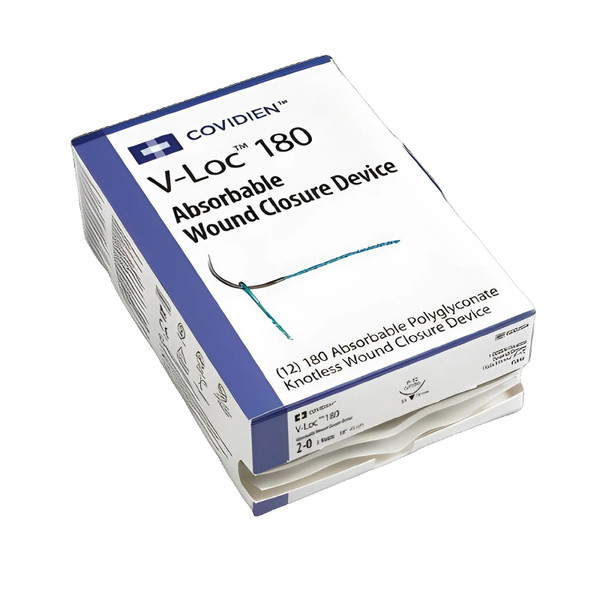 Medtronic - V-Loc 180 Wound Closure Device - Vlocl0635 - Suture, Vloc 2 - 0 Grn 24 20 - Box/1