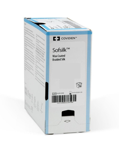 Medtronic - Ss653 - Suture, Sofsilk 4 - 0 C - 13 Blk 30" - Case/36