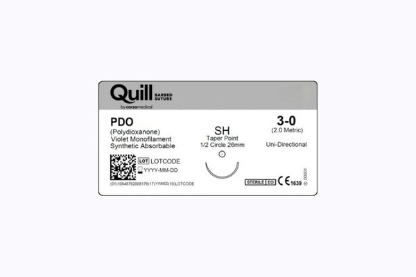 Surgical Specialties - Vlp-2043 - Suture, Quill Barbed Pdo 3 - 0 20Cm Sh 1/2" Cir 26Mm - Box/12