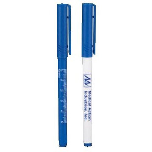 Medical Action Industries - Q100 - Surgical Skin Marker Gentian Violet Regular Tip Ruler Sterile - Case/100