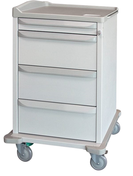 Capsa Healthcare - Solutions - M4Pc-C-Pm-D103 - Medication Cart Platinum - Each