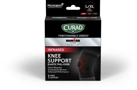 Medline - Curim23101Lx - Support,Knee,Elastic,L/Xl,Infrared - Each