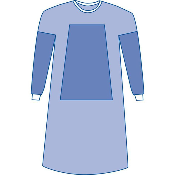 Medline - Dynjp2704 - Gown,Aurora,Fabrnf,L - Case/30