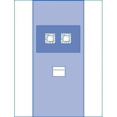 Medline - Dynjp4107H - Drape,Pacemaker,82X115",St - Each
