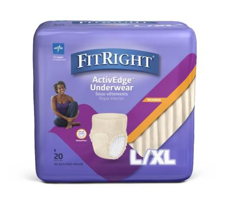 Medline - Fit23wlxlz - Womens Underwear,Ultra,Lg/Xl,40-56 - Each