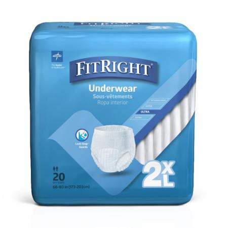 Medline - FIT700A - Underwear Protective Fitright XXL 68-80 