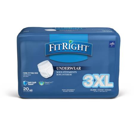 Medline - Fit800 - Underwear,Protective,3xl,75-94 - Each