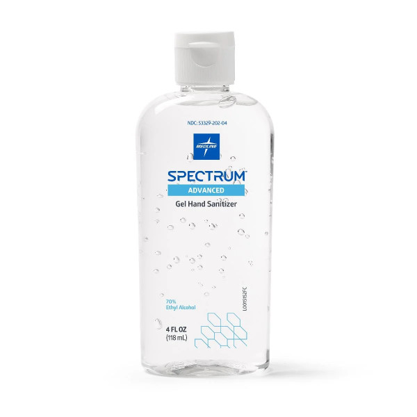 Medline - Hh70g04h - Hand Sanitizer,Gel,Spectrum 70% - Each