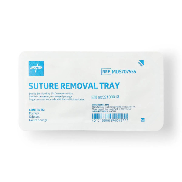 Medline - Mds707555h - Tray,Suture Removal,Wire Litt Sciss - Each