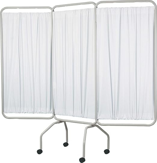 Medline - Mds80450 - Screen,3 Panel,Flame Retardant,Caster - Each
