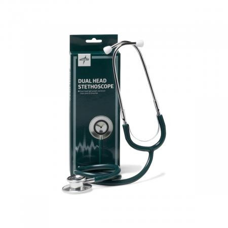 Medline - Mds926207 - Stethoscope,Dual-Head,Hunter-Green - Each