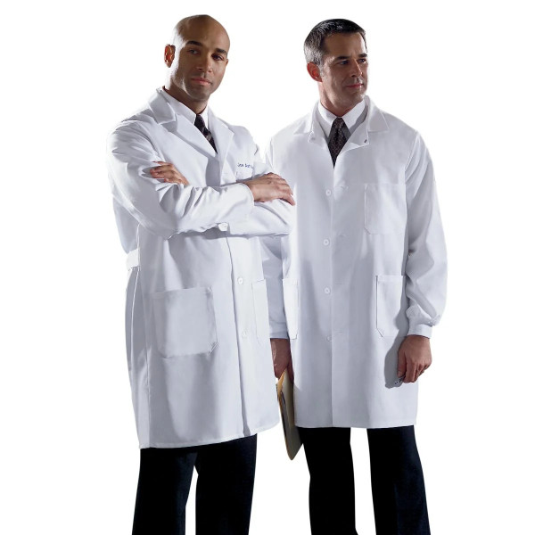 Medline - Mdt12wht56e - Coat,Lab,Unisex,Staff Length,White,56 - Each