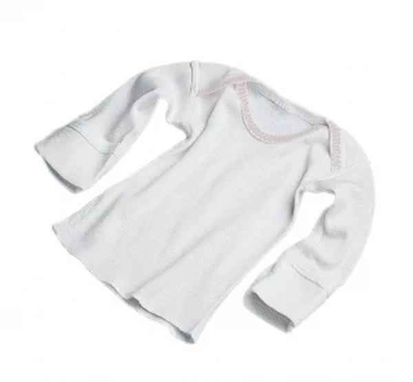 Medline - Mdt2112571 - Shirt,Baby,Tieside,Long Sleeve,Whit - Each