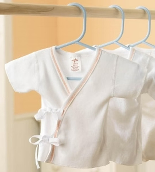 Medline - Mdt2112731 - Shirt,Baby,Tieside,Short Sleeve,3mo - Each