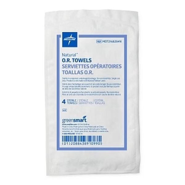 Medline - Mdt2168284N - Towel,Or,Dsp,St,Natural,Dlx - Package/4