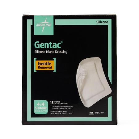 Medline - Msc3344Z - Gentac Brd Gze,4"X ", 2.5"X2.5"Pad - Each