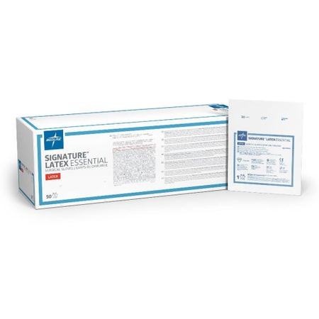 Medline - MSG5980 - Surgical Glove, Signature Latex, Essential, Latex, Powder-Free, Size 8 