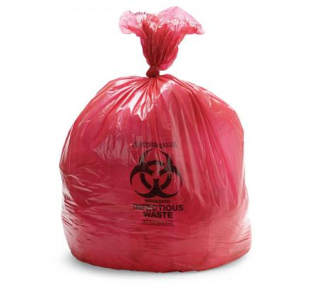Medline - Non152426 - Liner,Red,Print,24x26,10gal,1.5 Mil,Flat - Each