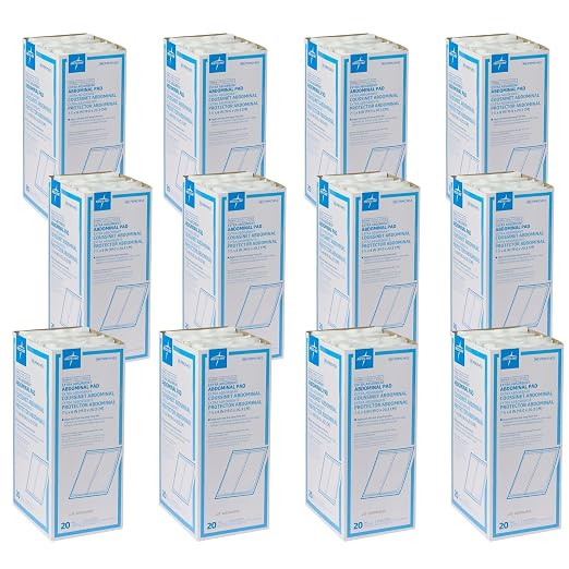 Medline - Non21453Hh - Pad,Abdominal,8"X7.5",Sterile,Lf - Package/1