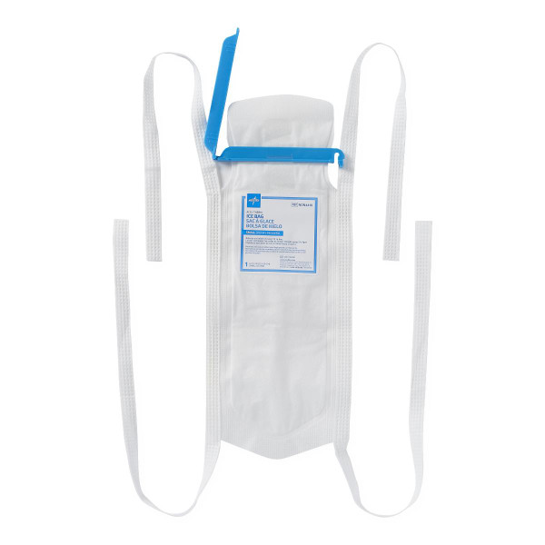 Medline - Non4410z - Bag,Ice,Clamp-Close,4-Ties,White,5x - Each