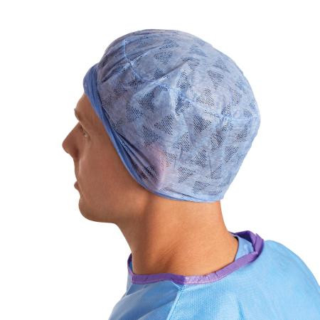 Medline - Non61950z - Premium Head Cover Elastic Back Blue - Each