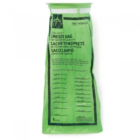 Medline - NON80329 - Emesis Bag, Green, HDPE 