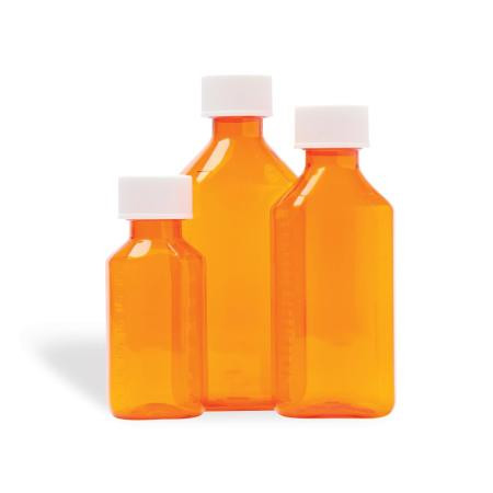 Medline - Nonphar3002 - Amber Oval Bottle, 2 Oz. - Each