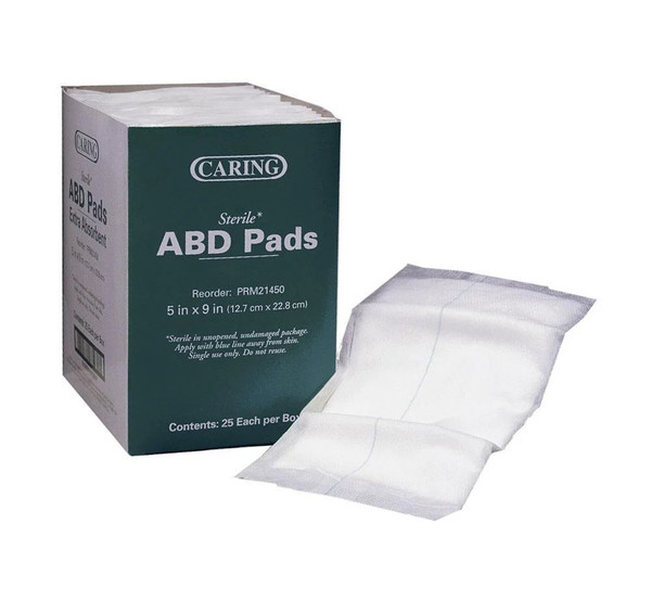 Medline - Prm21451H - Pad,Abdominal,5"X9",Ns,Lf - Each
