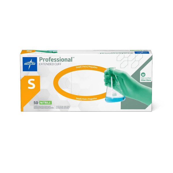 Medline - Pro31772h - Glove,Exam,Chemo,Nitrile,Aloe,12",Pf,Md - Each