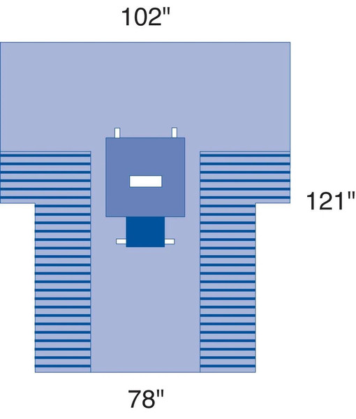 Medline - Spt-3140Scs - Drape,Laparotomy,Transverse - Case/50