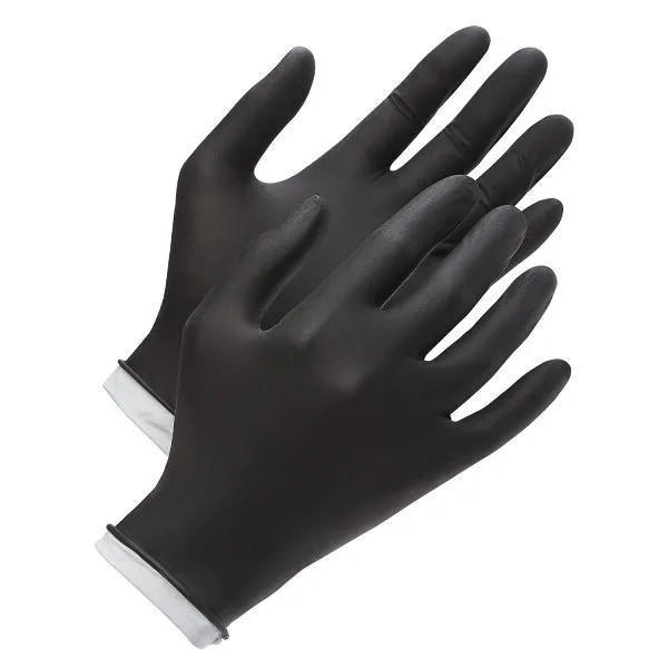 Medline - Ven6142nh - Glove,Ind,Nitrile,B/W,Pf,Steel,100c - Carton/100