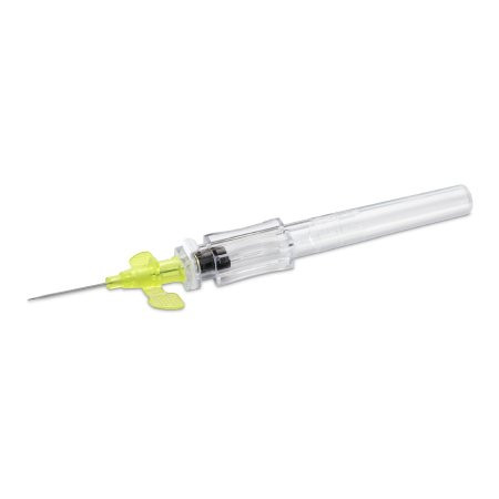 Mckesson - 200Ivrwb2434 - Cath, Iv Sfty Wng Push Button Bc Ylw 24Gx3/4" - Box/50