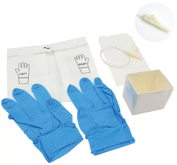 Sunset Healthcare Solutions - Trakit10C - 10Fr Chimney Catheter Kit With Gloves And Cup - Each