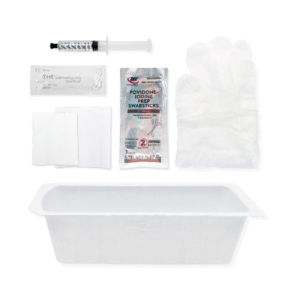 Hr Healthcare - Hr Pharmaceuticals - FIT30PVP - Truadvance Foley Insertion Tray With 30Ml Water Syringe And Pvp Swabsticks 
