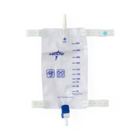 Medline - Uro5454 - Bag,Leg,Flip-Drain Spout,Medium,20 Oz - Each