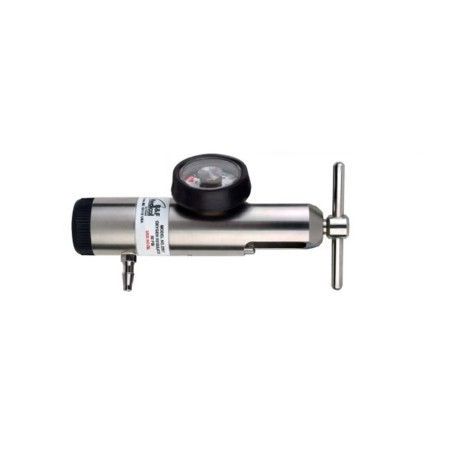 Allied - B & F - 23017 - Medical Oxygen Regulator Click Style With Gauge 0 - 15 Lpm Diss Outlet Cga - 870 - Each