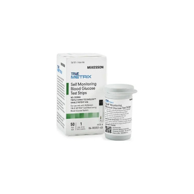 Idt R3051 Mckesson - True Metrix - 06-R3051-45 - Blood Glucose Test Strips Pack ...