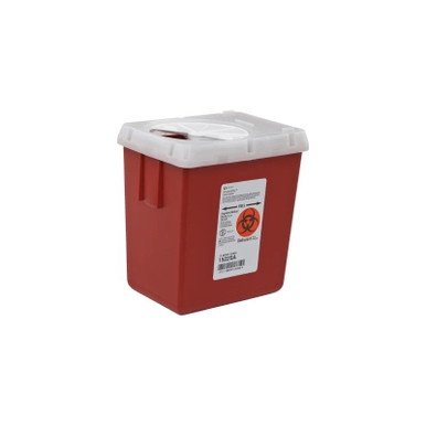 Cardinal Health - Autodrop - 1522Sa - Sharps Container Red Base 7 - 1/4 ...