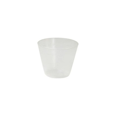 Dynarex - 4252 - Graduated Medicine Cup 1 Oz Clear Plastic Disposable ...