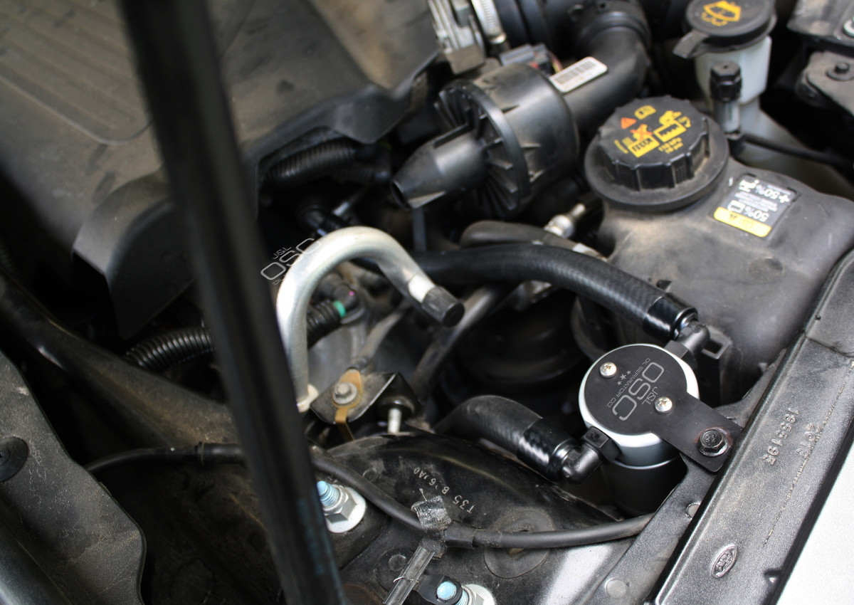 J&L Oil Separator 3.0, Passenger Side (2010-2019 Taurus SHO EcoBoost V6) installed