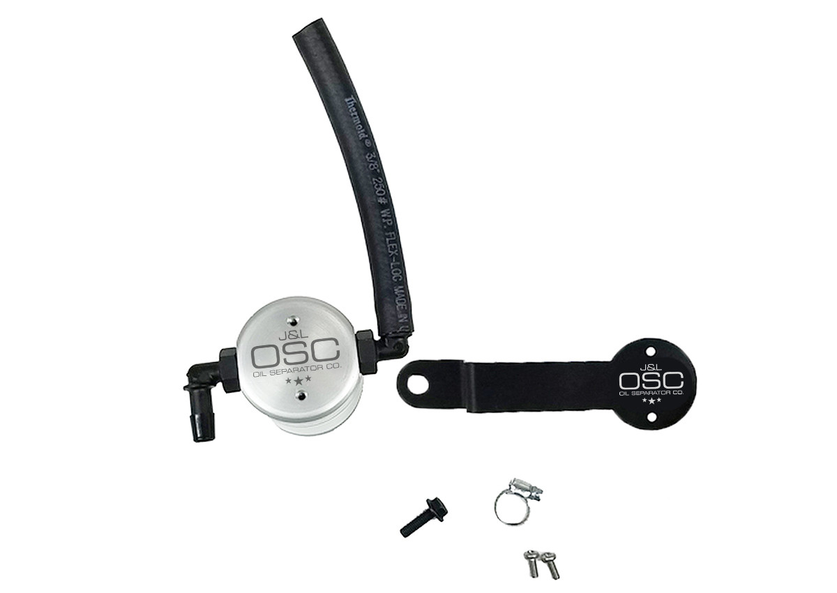 J&L Oil Separator 3.0 Passenger Side (2017-2021 Honda Civic Type R)  plumbing lines.