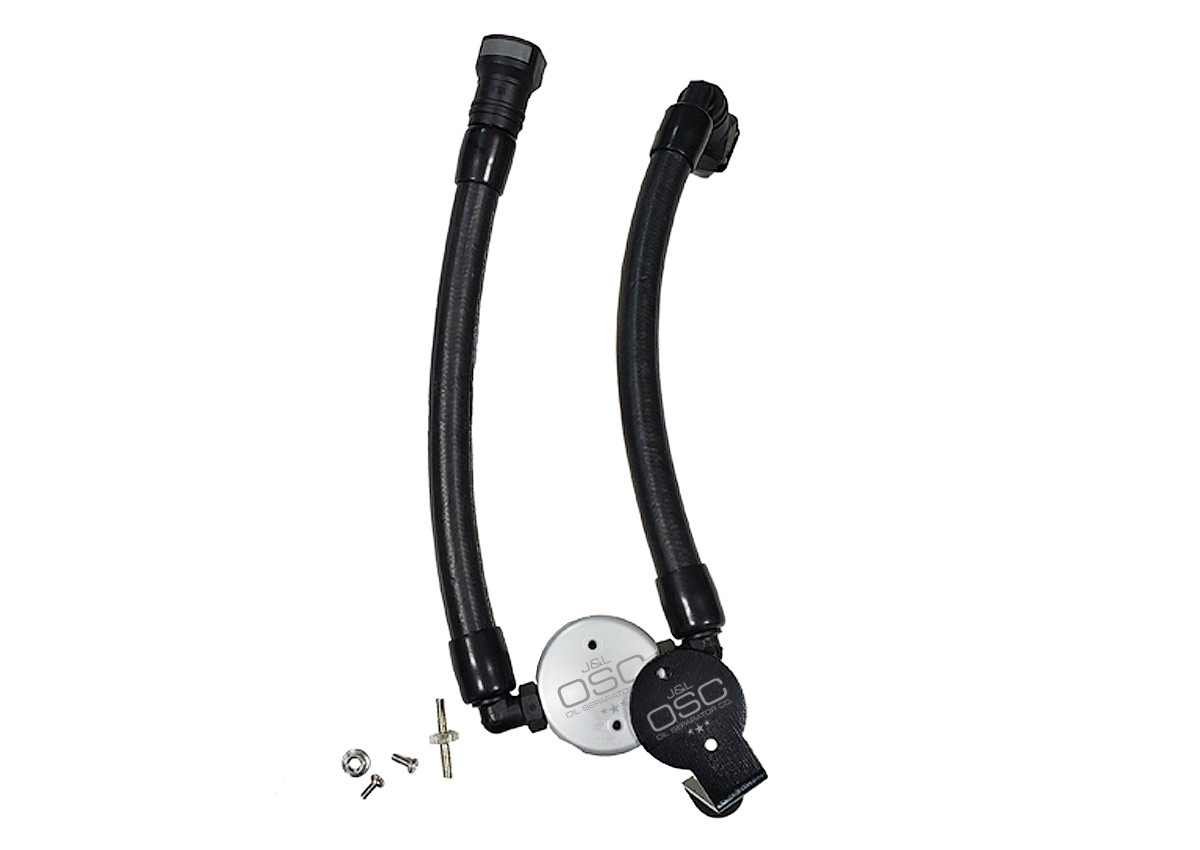 J&L Oil Separator 3.0 Passenger Side (2007-2014 Ford Mustang GT500 - Remote Mount)