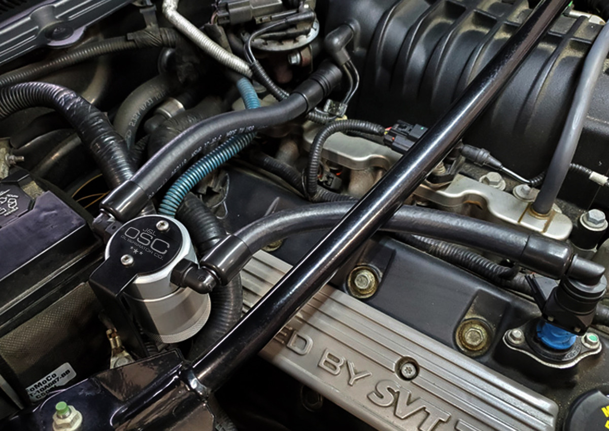 J&L Oil Separator 3.0 Passenger Side (2007-2014 Ford Mustang GT500