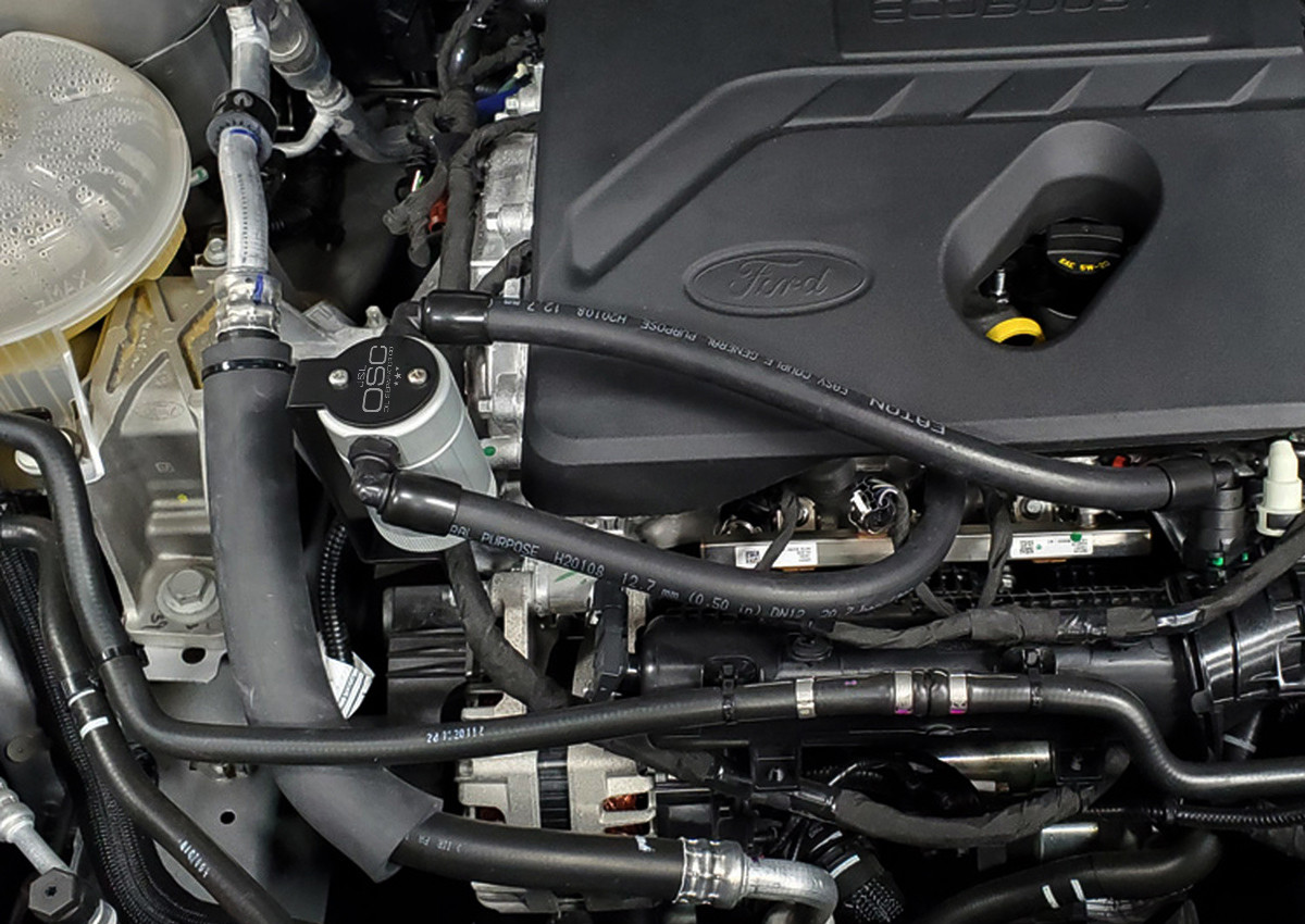 J&L Oil Separator 3.0 Passenger Side (2020-2022 Ford Escape 1.5L Ecoboost; 2021-2024 Ford Bronco Sport 1.5L Ecoboost) installed
