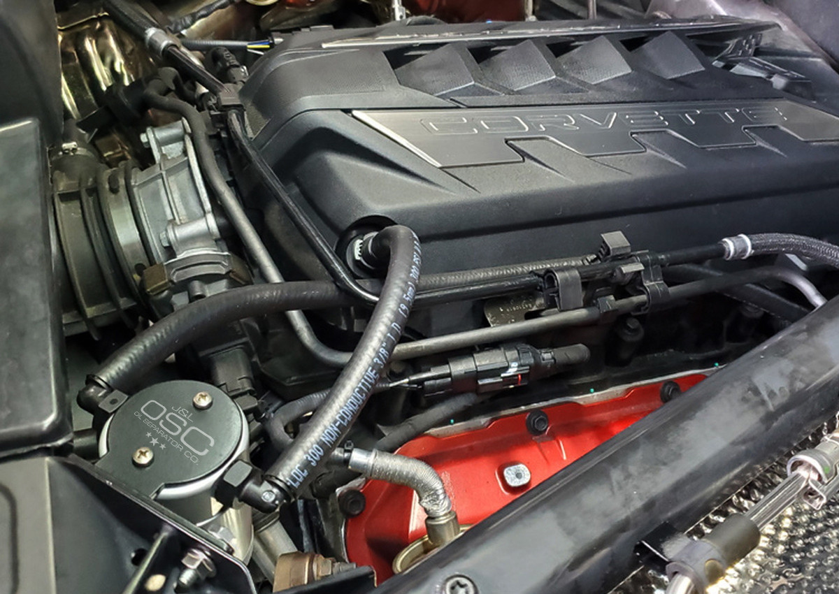 C8 Corvette LT2 Targa Top - Oil Catch Can